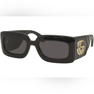 Gucci Women's Matelasse 90s Rectangular Sunglasses